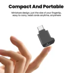 Type-C 2.0 Mini TF Card Reader External Storage Black Stretch for Memory Stick USB C 2.0 For Iphone 17 16 Mini TF Card Reader - Image 5