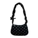 Fashion Grid Mini Handbags Adjustable Shoulder Strap Korean Hand-held Commuting Bag Single-shoulder Crossbody Bag Underarm Pouch - Image 8