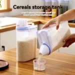 【Hot sales】Rice Storage Container 2KG with Measuring Cup & Lid - Image 2