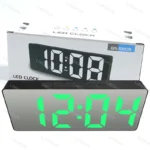 Electronic Alarm Clock Noiseless Design Digital LED Large Display Mirror Electronic Clock Digital Alarm Clock LED Mirror Clocks - Image 11