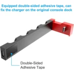 IPEGA PG-9186 Joycon Charging Dock Station for Switch&OLED - Charges Up To 4 Controllers, Compatible with Switch and OLED Model - Image 6