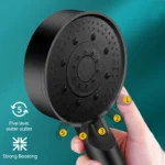 5 Modes Pressure Boost Shower Head Multifunction Adjustable Large Water Shower Nozzle Massage Bathroom Accessory - Image 5