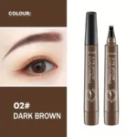 Waterproof Eyebrow Pen, Microblading Eyebrow Pencil With 4 Split Head, Natural Looking Brows Makeup ( 5 Colors) - Image 9