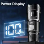 6000000LM LED Flashlight Rechargeable High Power Military Tactical Flashlight Telescopic Zoom Torch Lamp Outdoor Camping Lantern - Image 5