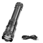 2000LM Ultra Bright P50 LED Flashlight Tactical EDC Emergency Spotlight Telescopic Zoom Handheld Torch with 14500/18650 Battery - Image 14
