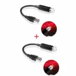 2X Romantic LED Starry Sky Night Light 5V USB Powered Galaxy Star Projector Lamp for Car Roof Room Ceiling Decor Plug and Play - Image 15