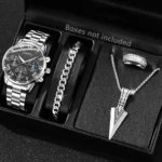 Fashion Men Stainless Steel Watch Luxury Calendar Quartz Wrist Watch Mens Business Watches for Man Clock Montre Homme - Image 11