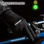 Winter Warm Gloves Touch Screen Windproof Cold-proof Cycling Gloves, Men's Women's Running, Hiking Skiing Gloves - Image 2