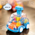 Transparent Gear Car Toy 1PC Inertia Pull-Back Kids Vehicle - Image 8