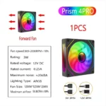 LDPCSJ PRISM 4 RS 12cm ARGB 4 Pin Computer Case Fan Quiet Cooling 12V Large Air Volume 1200RPM for Desktop Gaming PC Build - Image 11