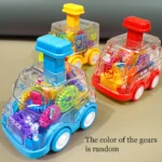 transparent gear car toy 1pc inertia vehicle