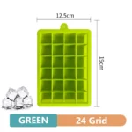 Silicone Ice Cube Tray 4/6/8/15 Grid Jumbo Square Mold - Image 17
