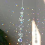Crystal Wind Chime Rainbow Maker Sun Catcher Dream Catcher Pendant Home Garden Decor Wind Chime, Holiday, Festival, Home Decor, - Image 4