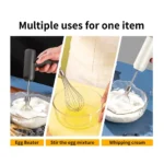 Wireless Electric Food Mixer 3-Speed Portable Egg Beater - Image 2