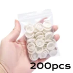 20/200pc Rubber Finger Protector Covers Wear-Resistant Highly Elastic Anti-Slip Latex Finger Cots for Electronics Medical Protec - Image 8