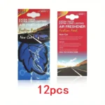 3-60pcs Car Air Freshener Natural Scented Tea Paper Auto Hanging Vanilla Perfume Fragrance Leaf Shape Car Accessories Interior - Image 27