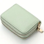Women's Double Zipper Wallet Fashion Short Credit Card Holder with Large Capacity Coin Purse - Image 10