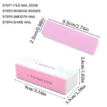 Professional Nail Care Kit 10PCS 100/180 Grit File & Manicure Tools - Image 3