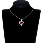 Elegant Style Heart shaped Pendant Necklace Hollow Design Mother's Day Gift Party Suitable for Best Friends Without Box - Image 6