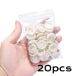 20/200pc Rubber Finger Protector Covers Wear-Resistant Highly Elastic Anti-Slip Latex Finger Cots for Electronics Medical Protec - Image 7