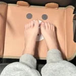 Portable Car Foot Rest Hammock Adjustable Backseat Suspension Footrest For Travel Office Auto Interior Accessory - Image 2