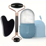 1/2/3pcs Ice Face Roller Facial Skincare Ice Roller Facial Roller GuaSha Face Tool Set Face Massage Roller Lifting Contouring - Image 16