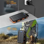 Solar Power Bank 80000mAh Portable Charging Poverbank External Battery Charger Strong Light LDE Light for All Smartphones - Image 3