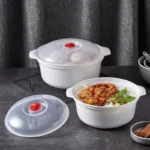 Microwave Steamer Pot with Lid for Rice, Soup & Buns - Image 4