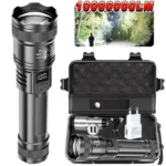 6000000LM LED Flashlight Rechargeable High Power Military Tactical Flashlight Telescopic Zoom Torch Lamp Outdoor Camping Lantern - Image 9