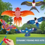 Kids Cartoon Kite 35cm Eagle & Butterfly with 50m Line - Image 2