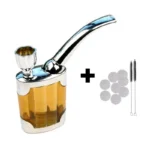 Complete set Cleanable Acrylic Smoking Pipe Fashion Microfilter Tobacco Pipe Circulation Reduce Tar Smoke filter Cigarette Tool - Image 9