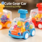 Transparent Gear Car Toy 1PC Inertia Pull-Back Kids Vehicle - Image 2