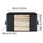 Large Capacity Clothes Storage Bag Foldable Blanket Storage Containers for Organizing Bedroom Closet - Image 8