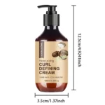 100ML Men's Castor Oil Curling Cream with Rosemary and Peppermint to Control Curling - Image 4