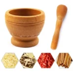 Mortar and Pestle Set 2-Piece Resin Spice Grinder Bowl - Image 5