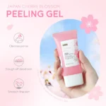Sakura Face Deep Cleaning Exfoliating Gel Skin Care Whitening Moisturizer Repair Facial Scrub Skin Care 60g - Image 3