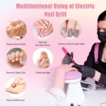 LULAA Portable Professional Electric Nail Drill Machine Manicure Tools Pedicure Drill Set Family Nail File Nail Drill Equipment - Image 6