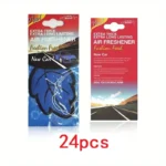 3-60pcs Car Air Freshener Natural Scented Tea Paper Auto Hanging Vanilla Perfume Fragrance Leaf Shape Car Accessories Interior - Image 21