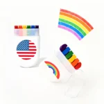 Rainbow Crayon Set 2PCS 6-Color Wax Art Set for Kids - Image 12