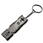 Double Pipe Whistle Pendant Keychain High Decibel Portable Outdoor Survival Emergency Camping Tool Multifunction 1PC - Image 7