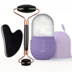 1/2/3pcs Ice Face Roller Facial Skincare Ice Roller Facial Roller GuaSha Face Tool Set Face Massage Roller Lifting Contouring - Image 18