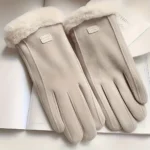 Women Touchscreen Gloves Warm Plush-Lined Winter Outdoor Gloves - Image 2