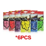 3-60pcs Car Air Freshener Natural Scented Tea Paper Auto Hanging Vanilla Perfume Fragrance Leaf Shape Car Accessories Interior - Image 10