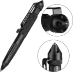 Military Tactical Pen, Professional Self Defense Pen, Emergency Glass Breaker Pen - Tungsten Steel, Writing Tool with 6 Refill - Image 3