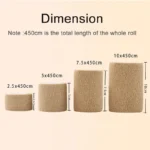 10/1Rolls Medical Adhesive Bandage Elastic Breathable Sports Self Adhesive Tape Beige Wrap Finger Tape For Wrist Ankle First Aid - Image 5