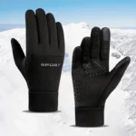 Winter Warm Gloves Touch Screen Windproof Cold-proof Cycling Gloves, Men's Women's Running, Hiking Skiing Gloves - Image 8
