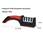 Kitchen Knife Sharpener 4-Stage Multi-Functional Handheld Tool - Image 6