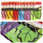 3-60pcs Car Air Freshener Natural Scented Tea Paper Auto Hanging Vanilla Perfume Fragrance Leaf Shape Car Accessories Interior - Image 4