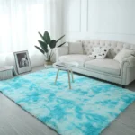 VIKAMA Tie-Dye Plush Carpet Living Room Decoration Soft Fluffy Home Mat Children's Room Baby Crawling Non-Slip Blanket - Image 9