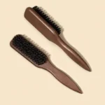 Brown Pointed-Tail Bristle Comb - Unisex, Smooth & Anti-Static, No Tangles No Hair Damage, Home Use - Image 3